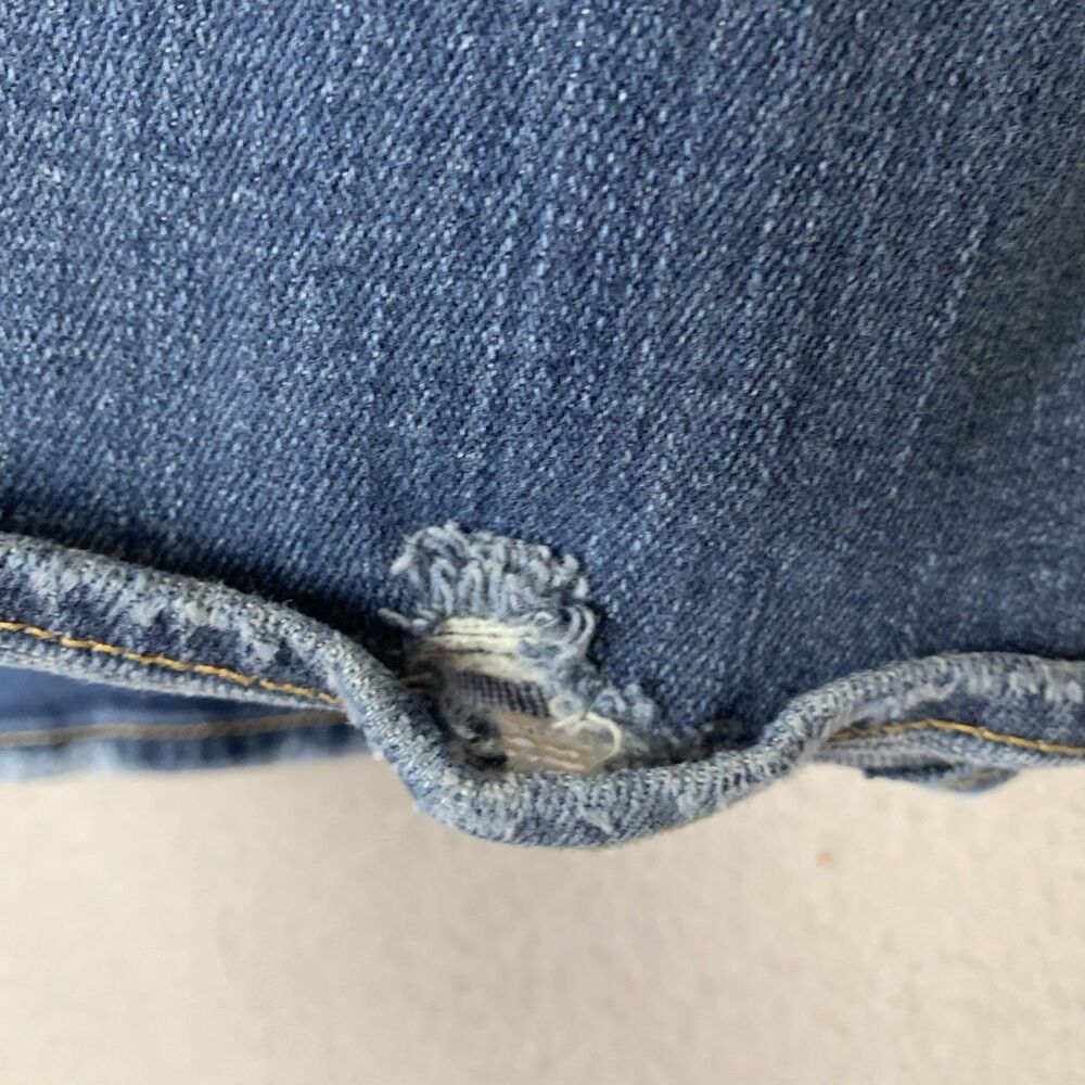 American Eagle Jeans Women Size 10 Blue Artist Stretch Bootcut Y2K Minimalist - Picture 9 of 9